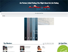 Tablet Screenshot of onenightstanddate.com